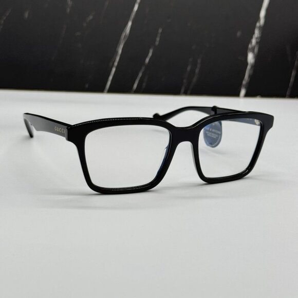 NEW GUCCI GG0964S 001 EYEGLASSES MEN BLACK SQUARE EYEWEAR - Picture 5 of 10